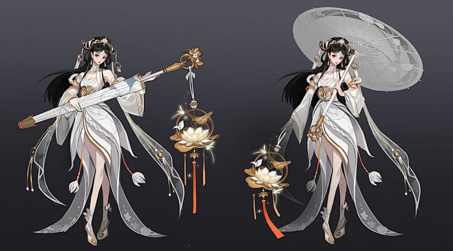 大乔白蛇小乔青蛇设计稿优化方案票选王者荣耀手游官方网站腾讯游戏