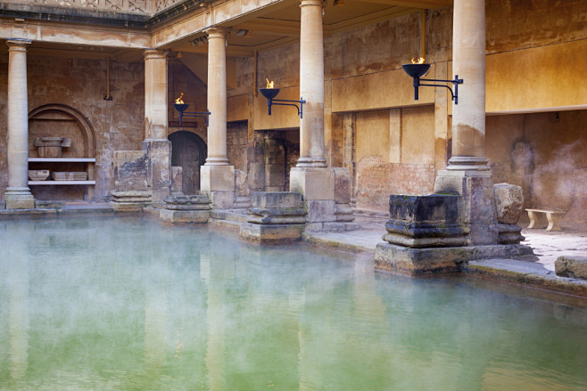 古罗马温水浴室图片