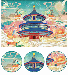 美伢_采集到插画参考