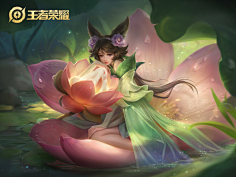 白_夜采集到王者荣耀人设壁纸