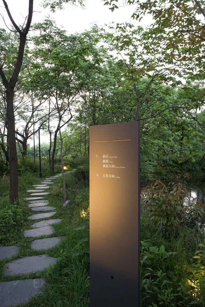 木守西溪导视标识muhshoouxixisignchentheentrancesign主螺纹钢直径