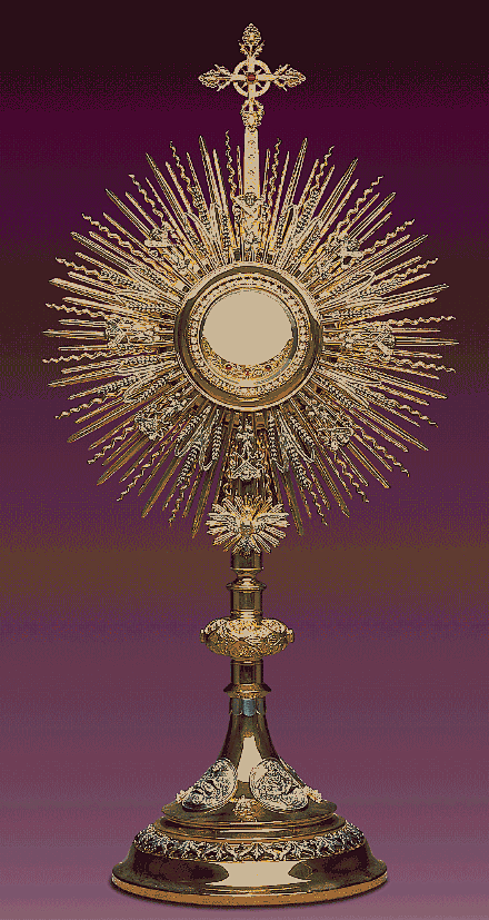 圣体光也称圣体发光圣体皓光圣体光座或圣体显供架是天主教圣公宗和