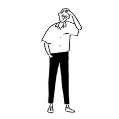 长场雄人物插画
