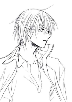 游戏动漫素描铅笔画手绘图