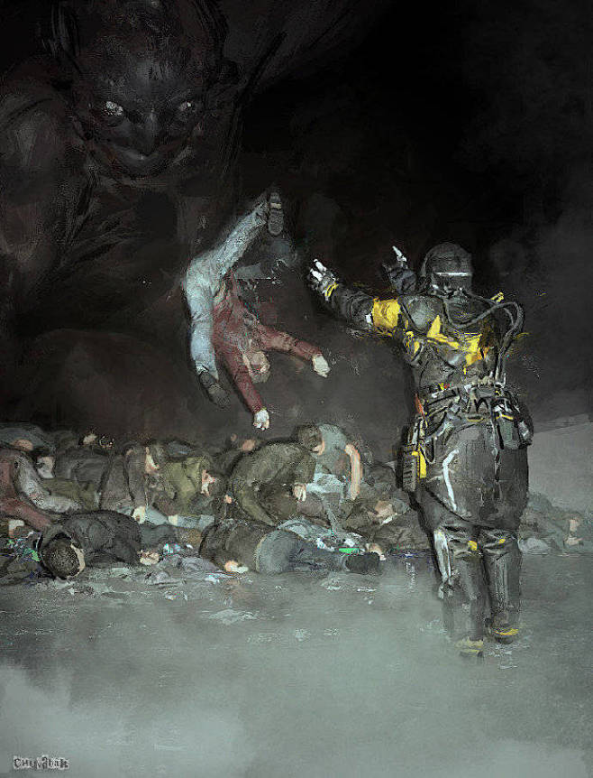 俄罗斯cg艺术家olegvdovenko一组惊悚题材绘画设计67676767