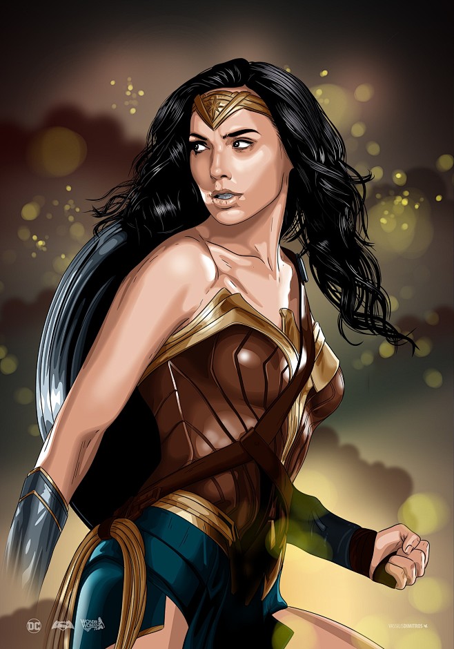 general1400x2000wonderwomanillustrationartworkdccomicsvexelgal