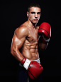 健身肌肉拳击男人图片