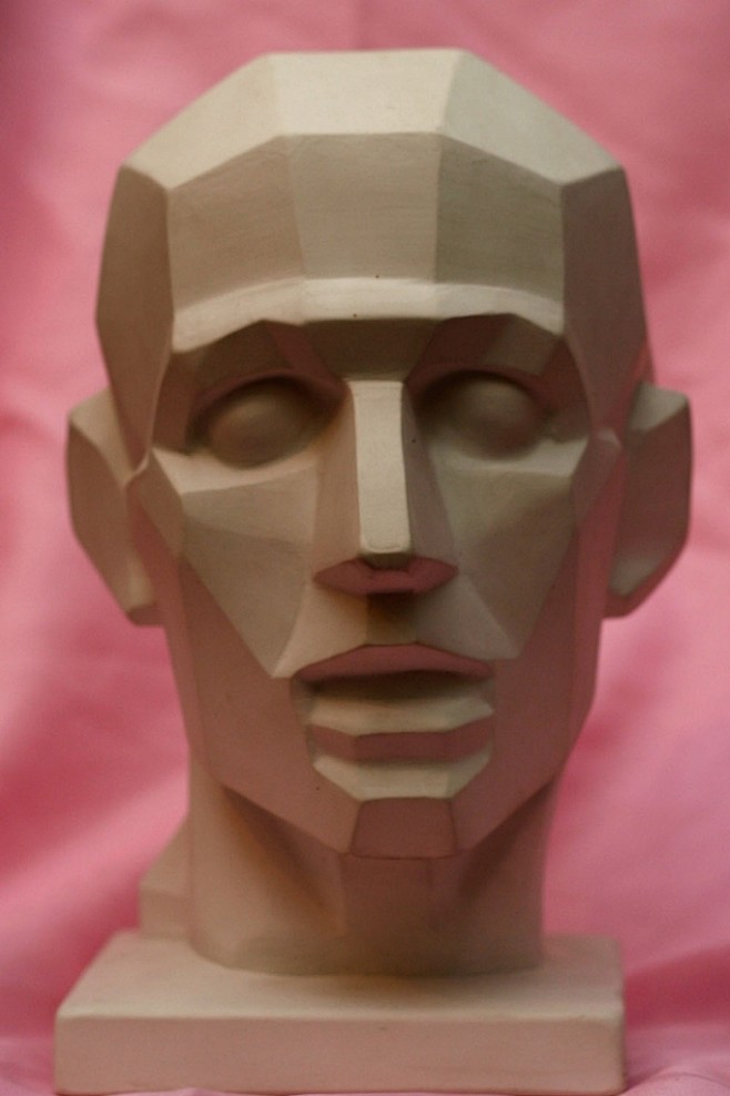 头像##造型# #面部结构# #结构块面# #人像入门# #几何形体概括