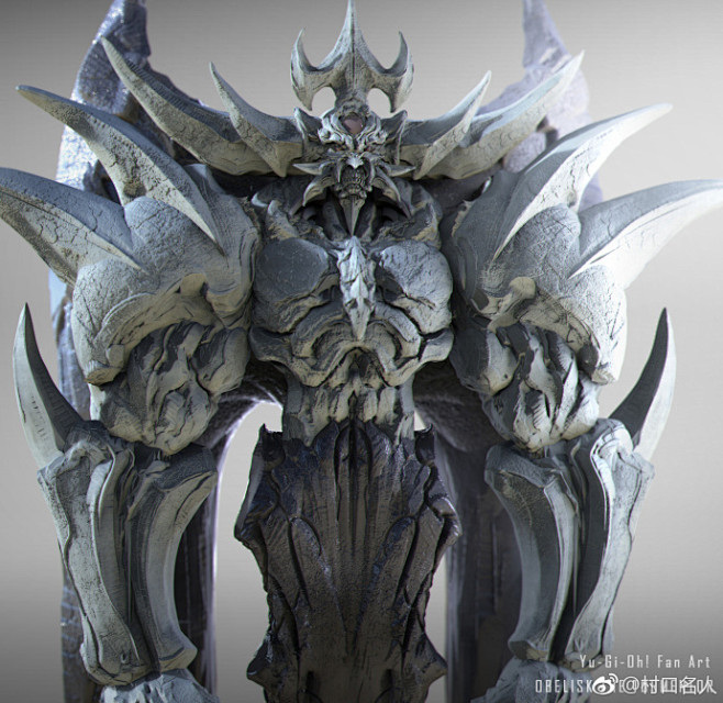 分享一个狰狞的巨神兵 Via Keita Okada O网页链接