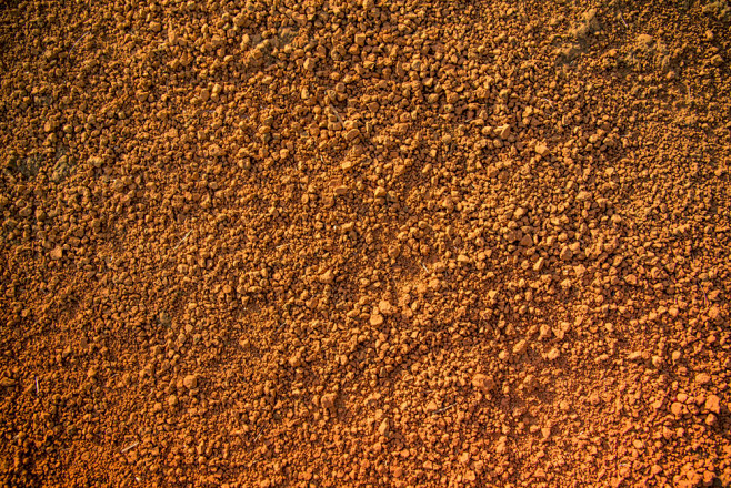 黄色泥土图片