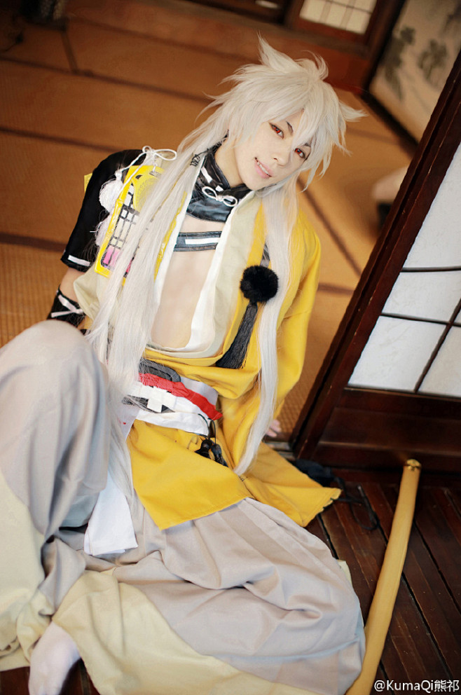 刀剑乱舞cos小狐丸po主摄影神子微操后期