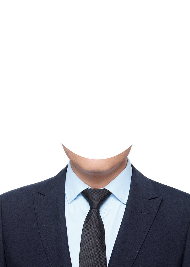 证件照素材五官眉毛素材五官素材8衣服男