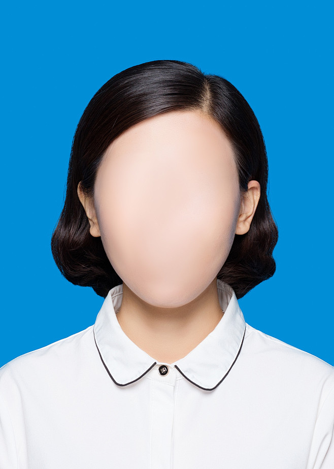 证件照素材五官眉毛素材五官素材0头发女