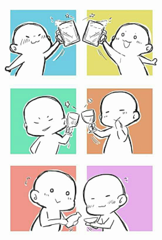 画画的小虎哥哥采集到Q版画法
