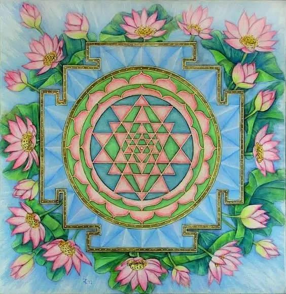 瑜伽之路36张曼陀罗能量图具足圆满无缺的神秘力