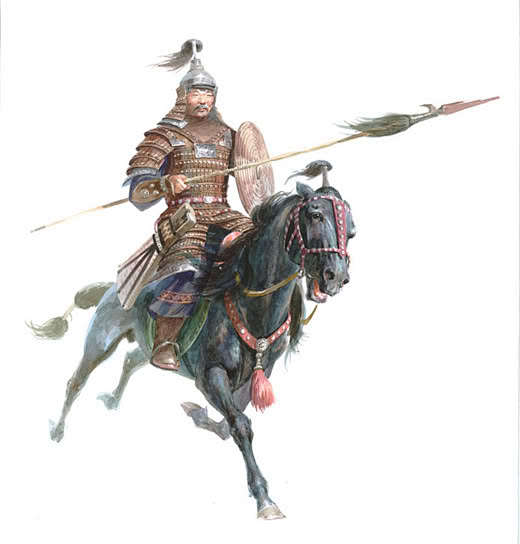 蒙古骑兵甲胄图片