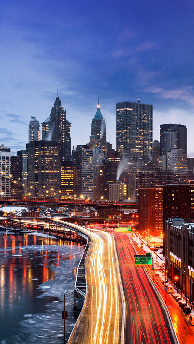 城市夜景街景旅行风景街道灯光