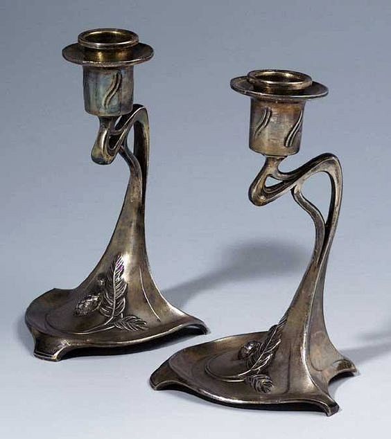 - Pair of Candle Holder by WMF ca.1905