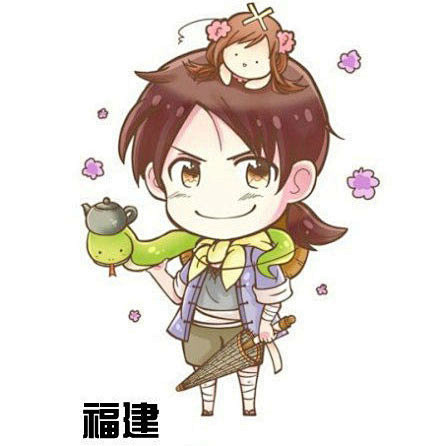 中国省份拟人图