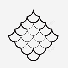 com 鱼鳞美人鱼生活图标高清素材 页面网页 平面电商 创意素材 png