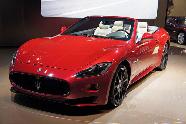 玛莎拉蒂grancabriosport敞篷跑车运动版真的是酷毙了