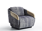 Armchair with armrests WORN | Armchair by CASAMANIA