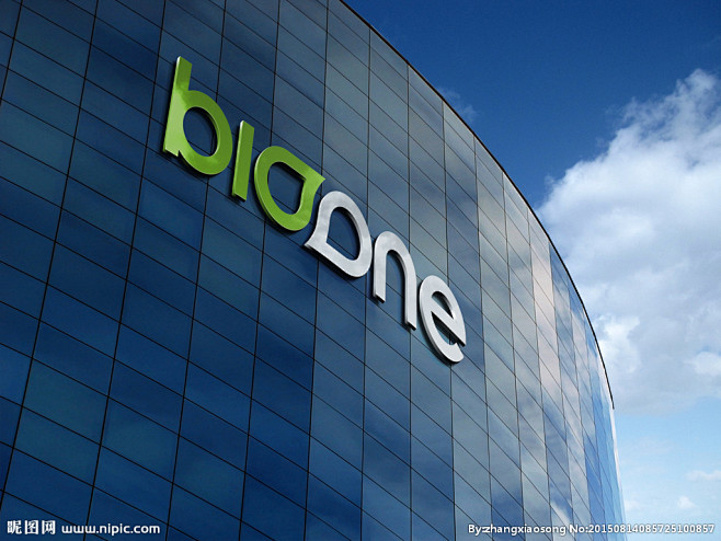 大楼场景 logo贴图