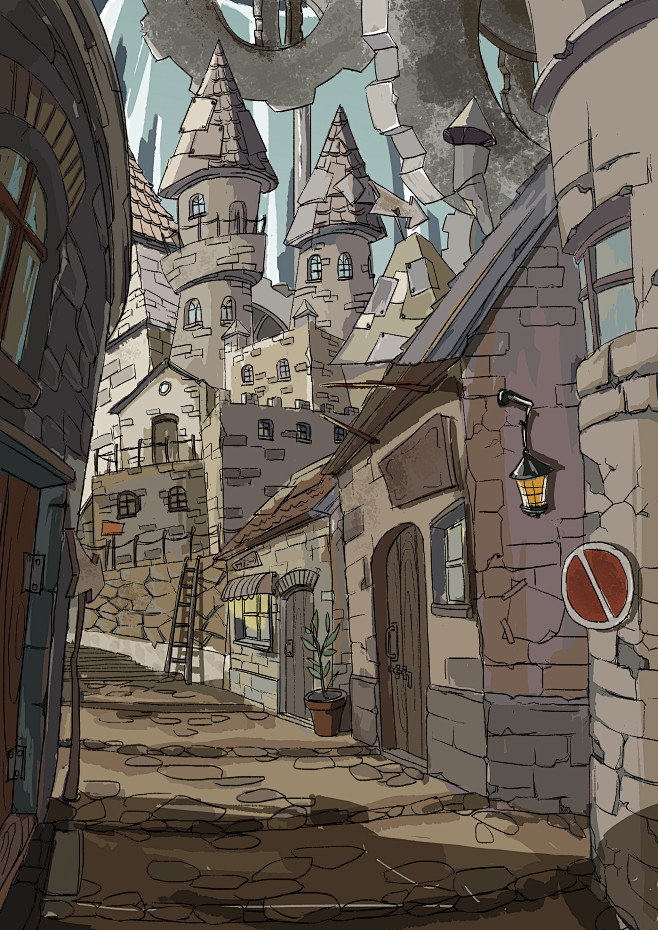 杭咲从奇非转采于2021-01-20 08:10:09街道场景素材杭咲该采集也在