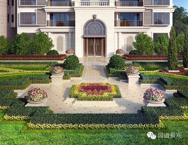 com 法式风格园林景观设计欣赏 [14p] (12).jpg doooor.