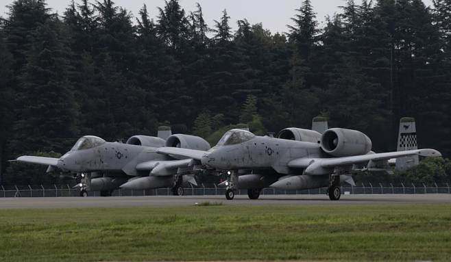 只为躲台风:美军A-10攻击机群突然进驻韩国 : 