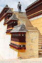 西藏 寺庙 屋檐 传统 吉祥 宗教 喜庆 红色 黄色 檐廊 规律 异域风情 建筑 摄影-国内风景 摄影 建筑园林 建筑摄影 