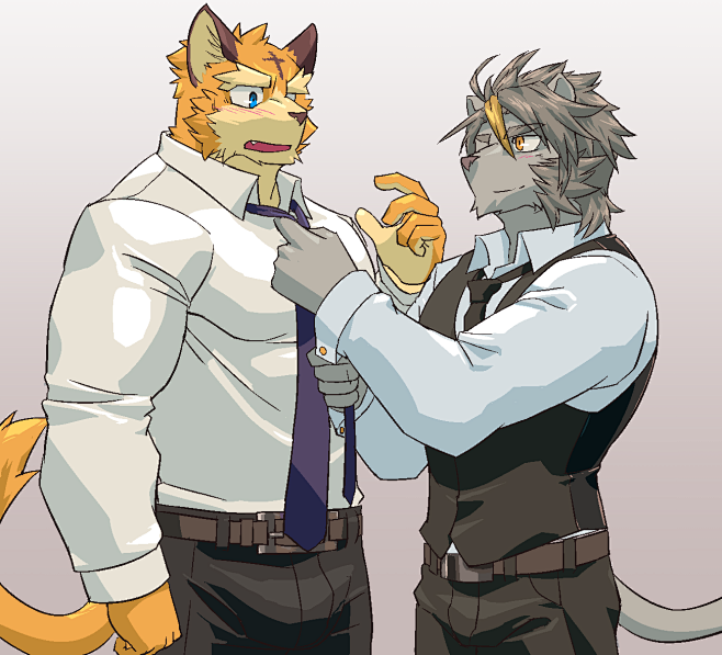 从b站的某个up主转采的兽人图片