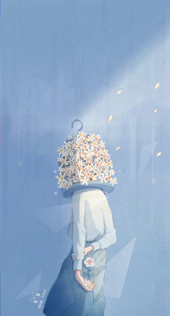 所有的悲伤都藏有故事via猫矮艺术研习社插画67676767