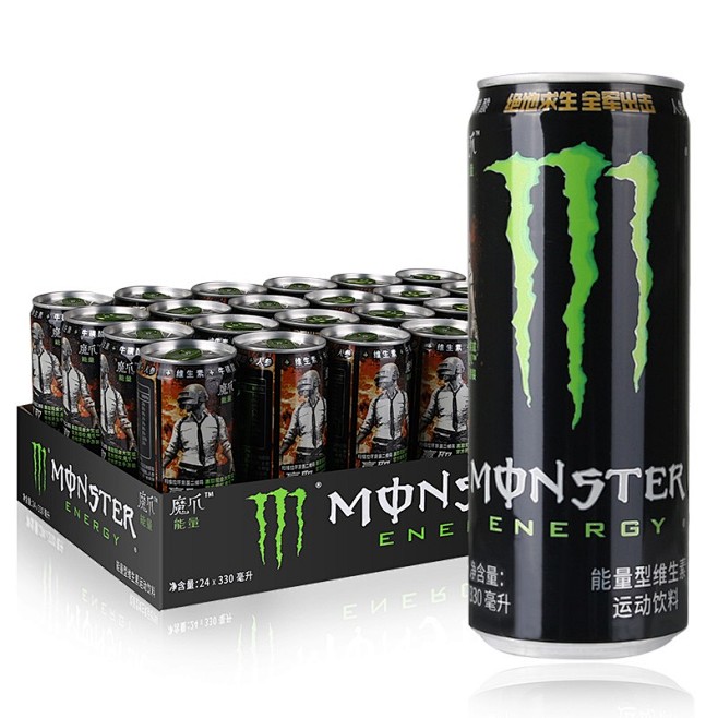 可口可乐黑魔爪功能饮料330ml*24罐能量型维