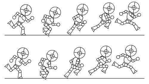 走路-花瓣网|陪你做生活的设计师 | 资参 - biubiu游戏美术论坛,游戏