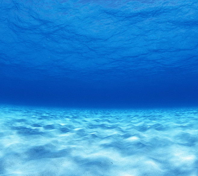海底沙海沙浅海蓝色背景艺术照