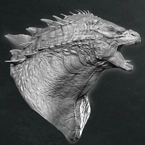 Godzilla ZBrush Creature Design and Concept