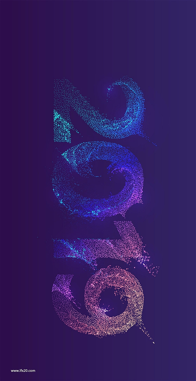 七彩液体流动几何图形时尚元素光效2019背景