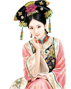 云深封面采集到清装美女