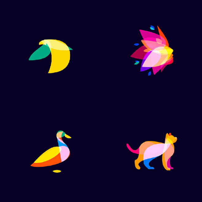 schapko 最新的叠加作品汇总,通过简单的形状勾画出如此精美的图形