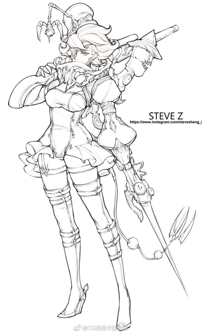 原画大神推荐作品赏析每日推荐设计秀概念原画师stevezh