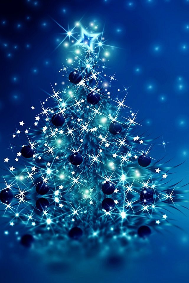 唯美梦幻圣诞树高清安卓手机壁纸