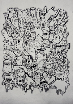 冷月璇采集到禅绕画