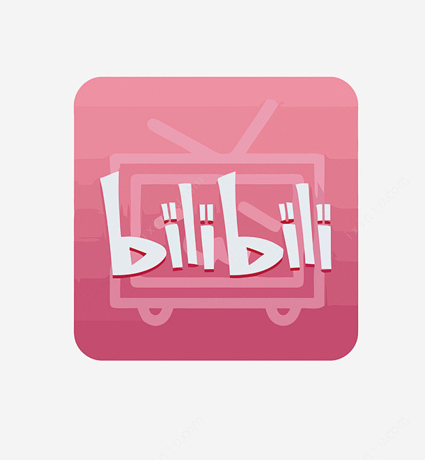 b站视频播放器logo矢量图图标高清素材bilinili卡通影视手绘矢量图