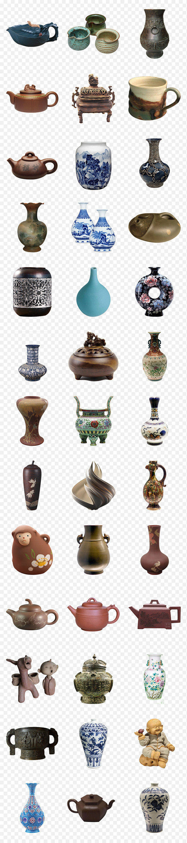 中国风现代简约瓷器古董陶罐摆件花瓶免扣陶瓷玄关家居装饰品工艺品