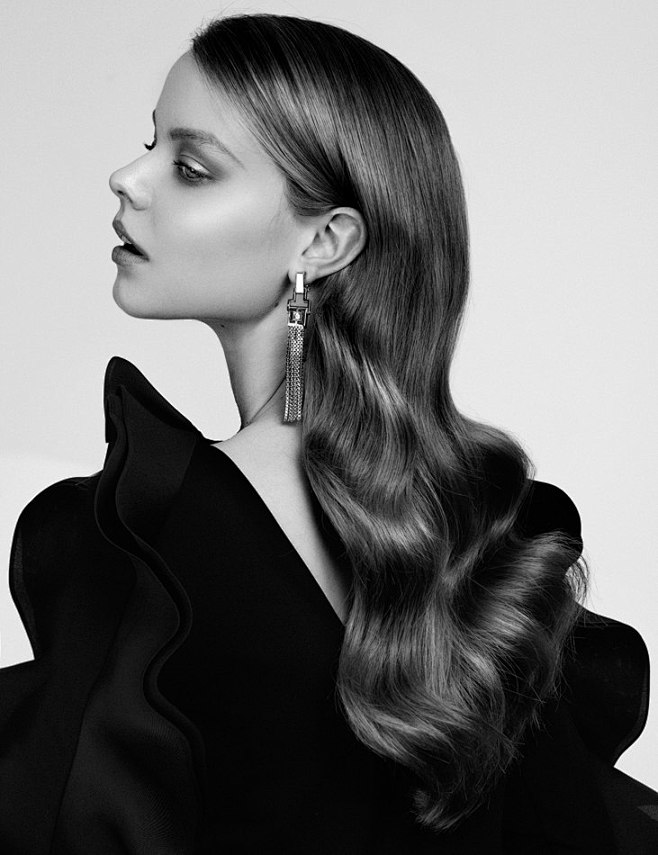 柔顺飘逸洗护个性头发时尚美发造型