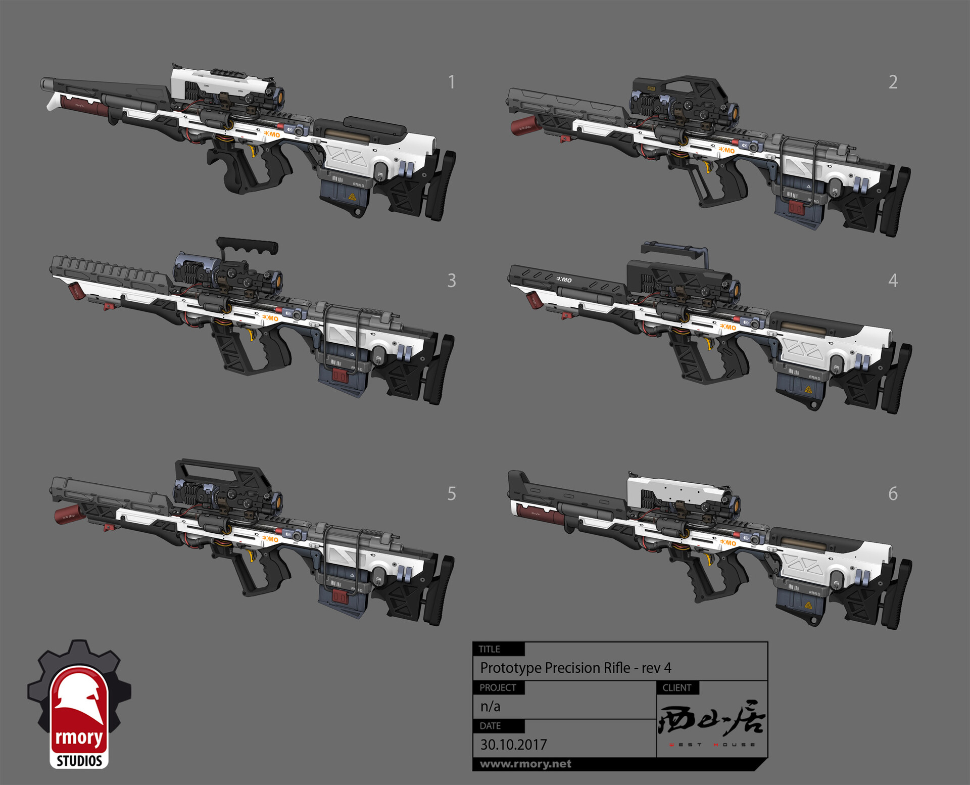 Variations On The Exp Bullpup Rifle