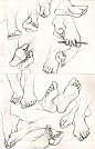 #人体# #部位# A study of feet. Special thanks to Kayla Jones for lending hers. 脚