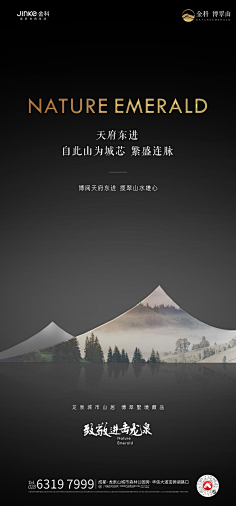 碧海蓝天-80采集到黑金地产海报
