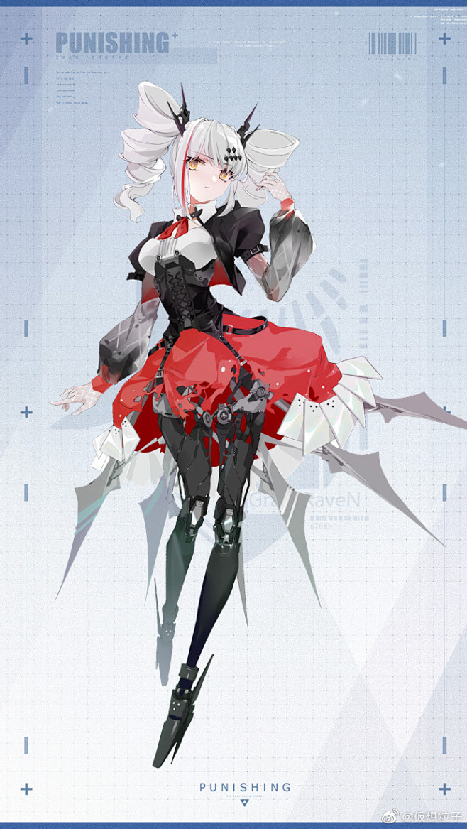 战双帕弥什超话战双帕弥什易形重构战双帕弥什画了哥特风格的卡列尼娜